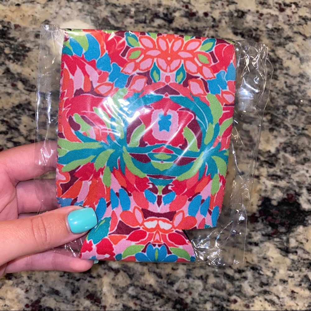 Close out! Set of six flamingo can koozies